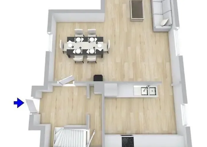 アパート Modern And With Charming Garden